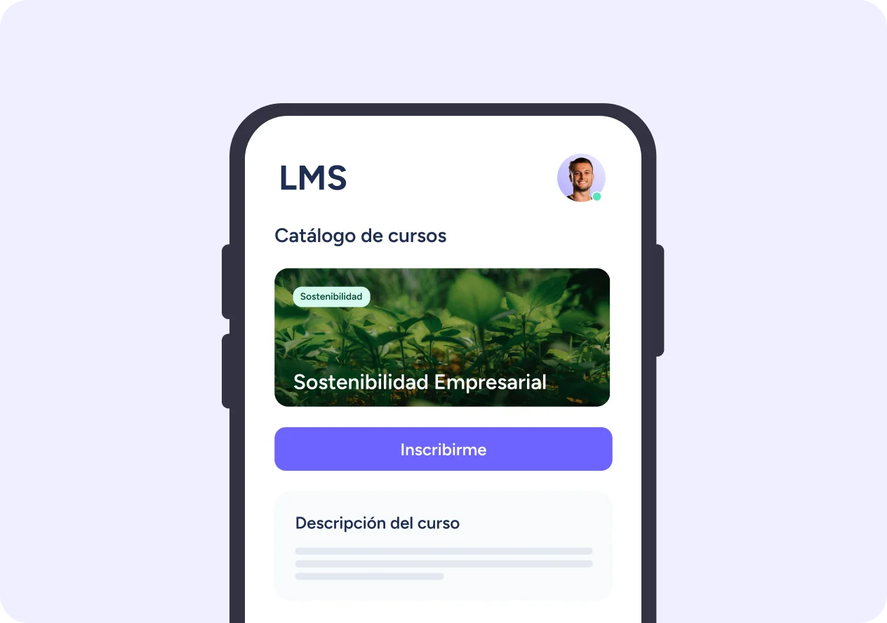 Sesame Learning en dispositivo móvil