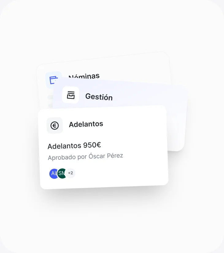 Nóminas preparadas para la gestoría en Sesame HR