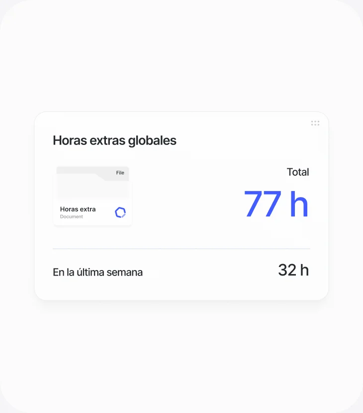 Informe automático de horas extra en Sesame HR