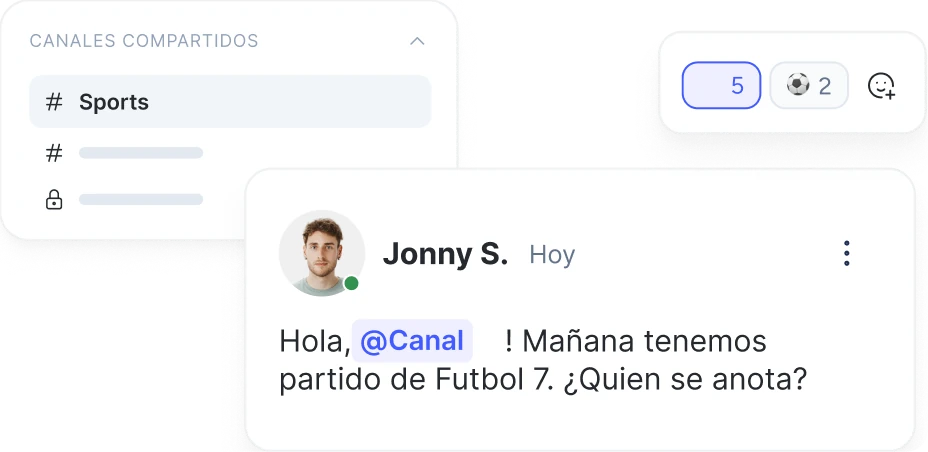 Canales compartidos y publicación en Comunidad